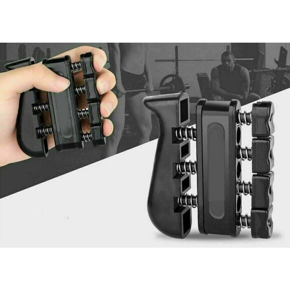 4 pc Hand Exerciser Grip Strength Trainer Kit Hand Grip Strengthener Kit Hand - Picture 2 of 11